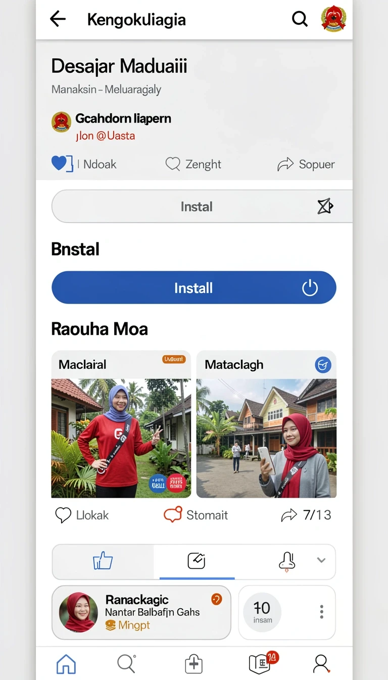 elang178 - Tampilan awal yang menawan dan informatif.