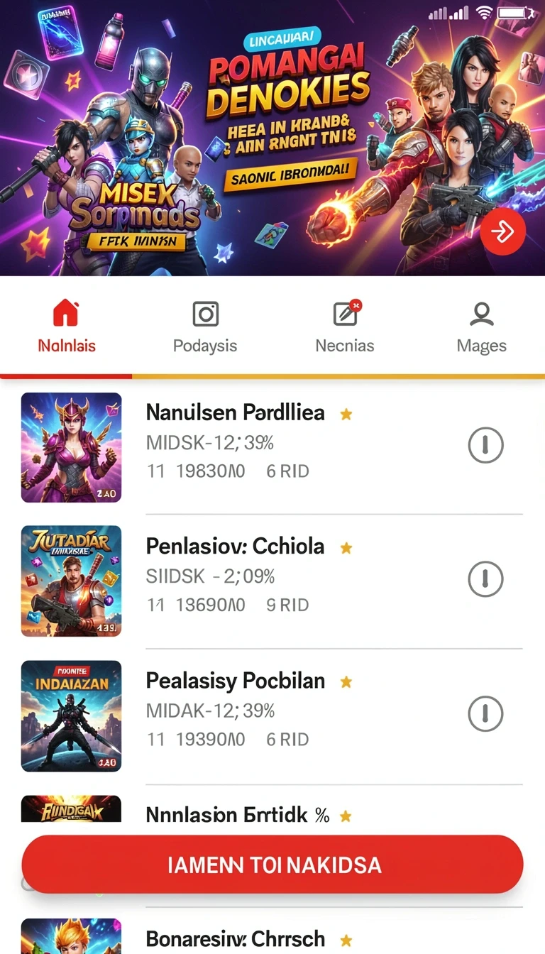 jktjkt - Menampilkan berbagai karakter unik di dalam game.