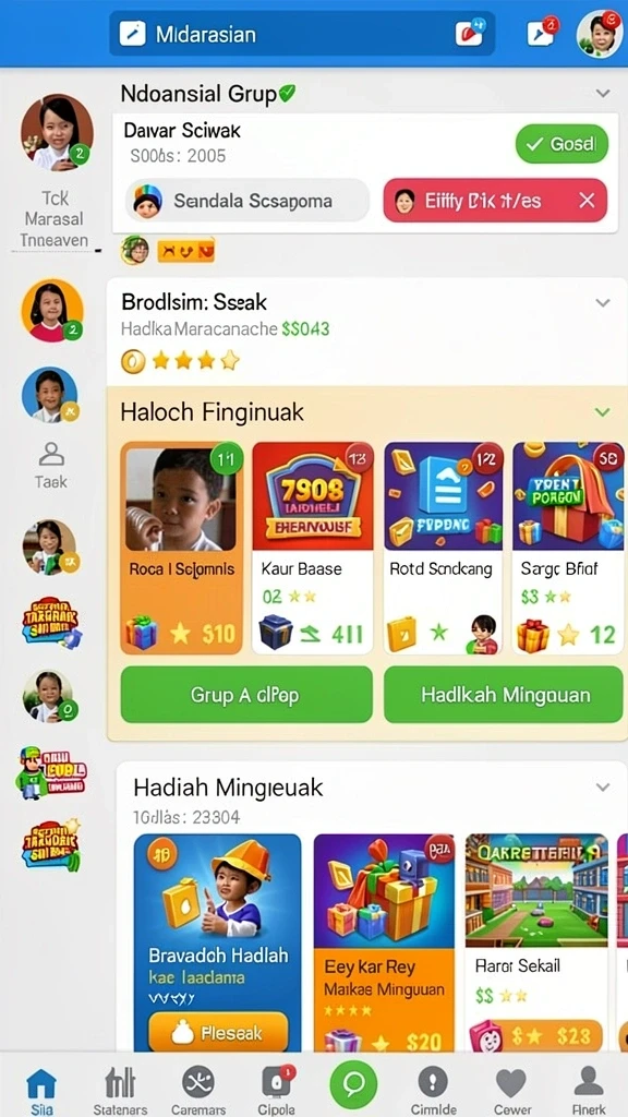 k234 - Tampilan utama K234 dengan karakter heroik.