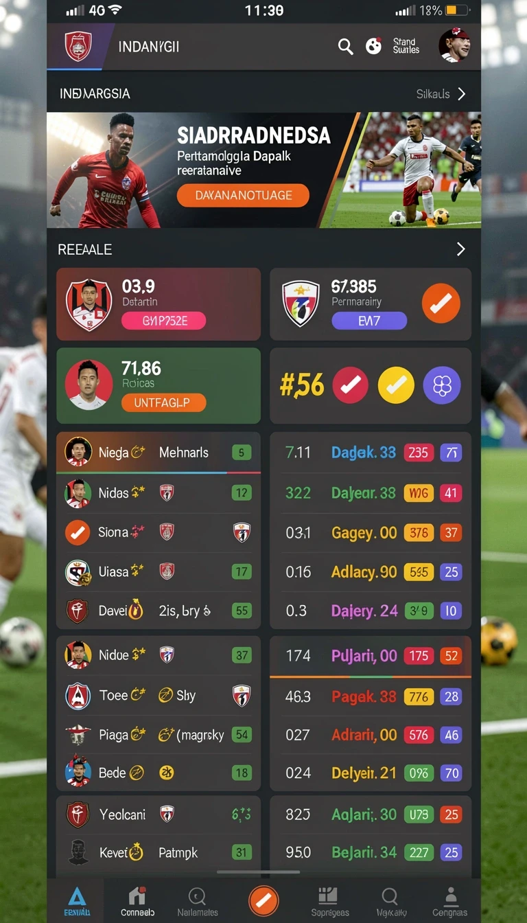lucksvip - Antarmuka menarik dengan navigasi sederhana.