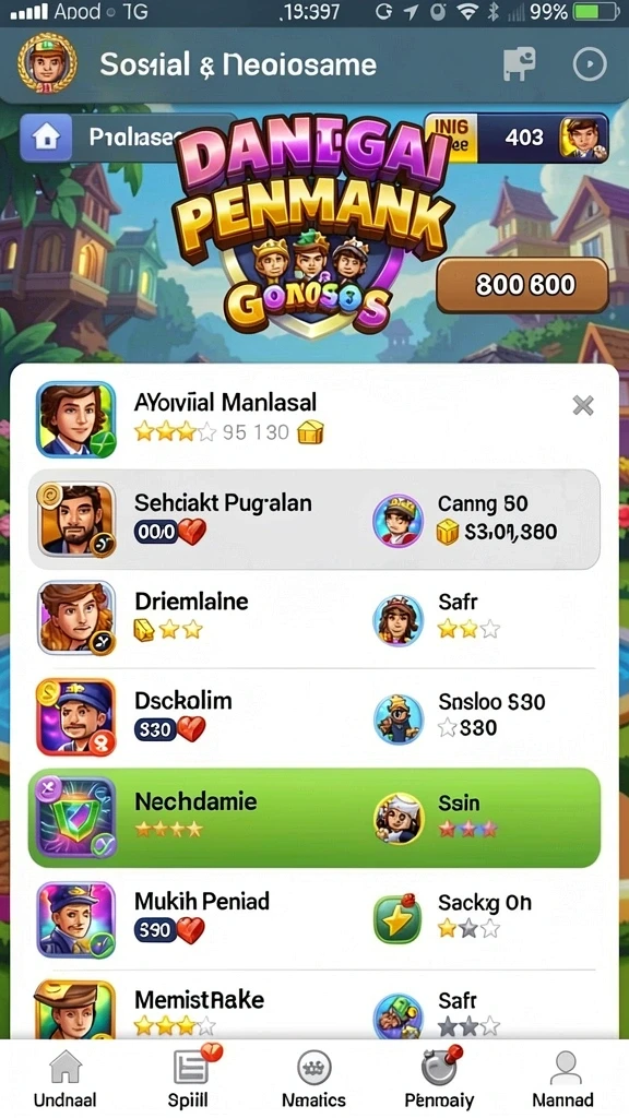 vv62 - Tampilan grafis yang menawan di dalam game.